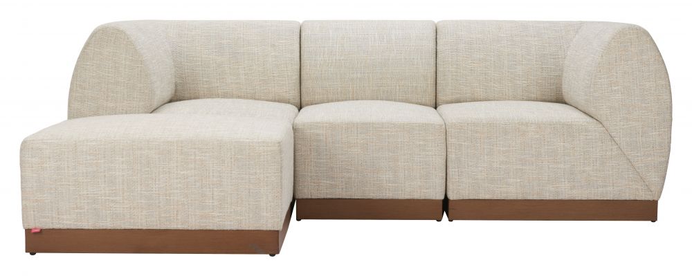 Christy Fabric Outdoor Corner Chair