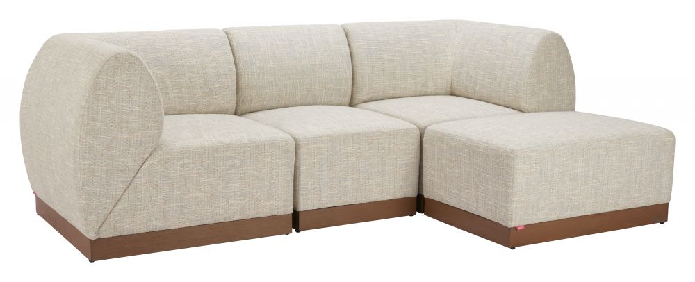 Christy Fabric Outdoor Corner Chair