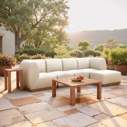 Christy Fabric Outdoor Corner Chair