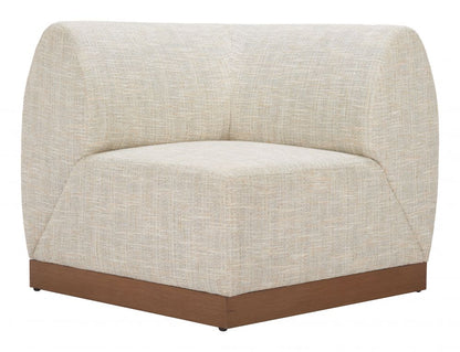 Christy Fabric Outdoor Corner Chair