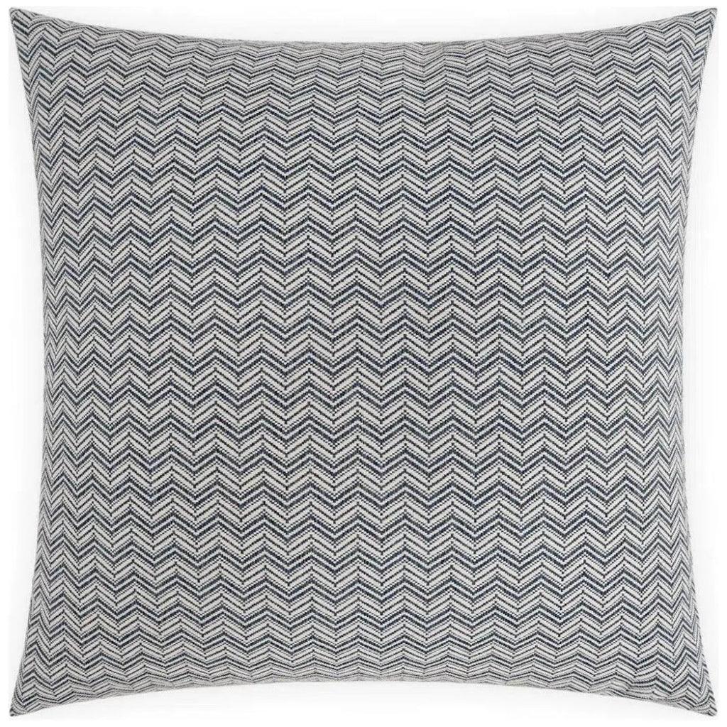 Cirrus Navy Blue Throw Pillow With Insert