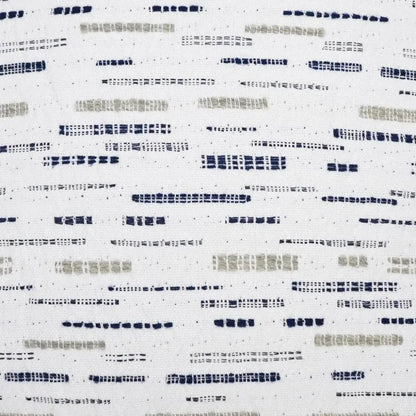Clarity Stripes White Navy Large Throw Pillow Insert