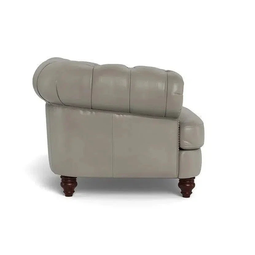 Classic Chesterfield-Inspired Leather Club Chair
