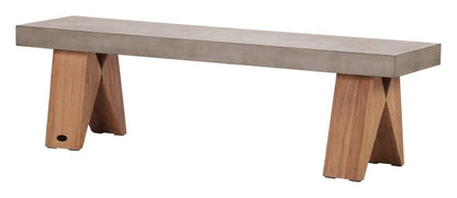 Clip Concrete Top Patio Bench