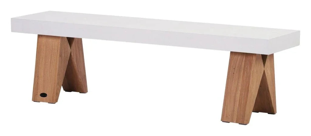 Clip Concrete Top Patio Bench