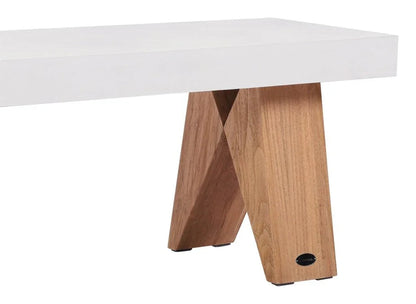 Clip Concrete Top Patio Bench