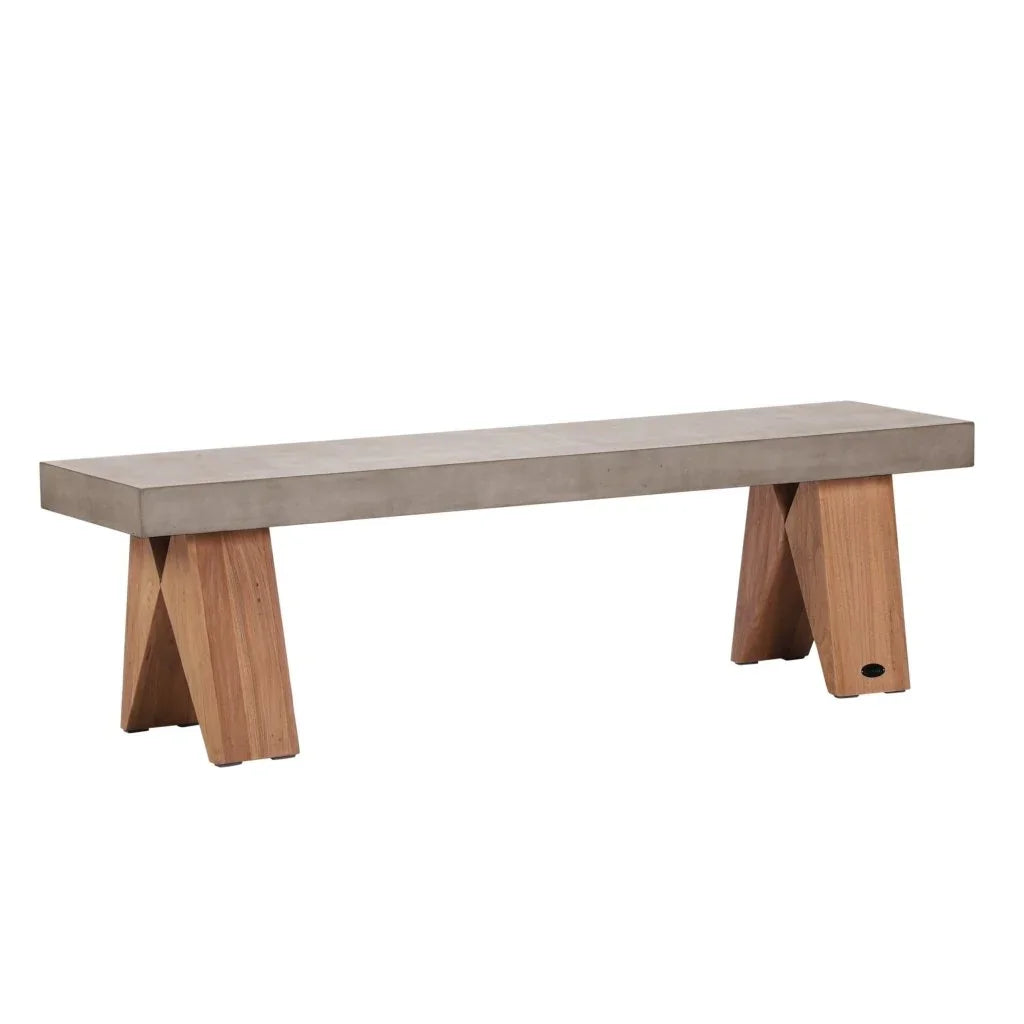 Clip Concrete Top Patio Bench