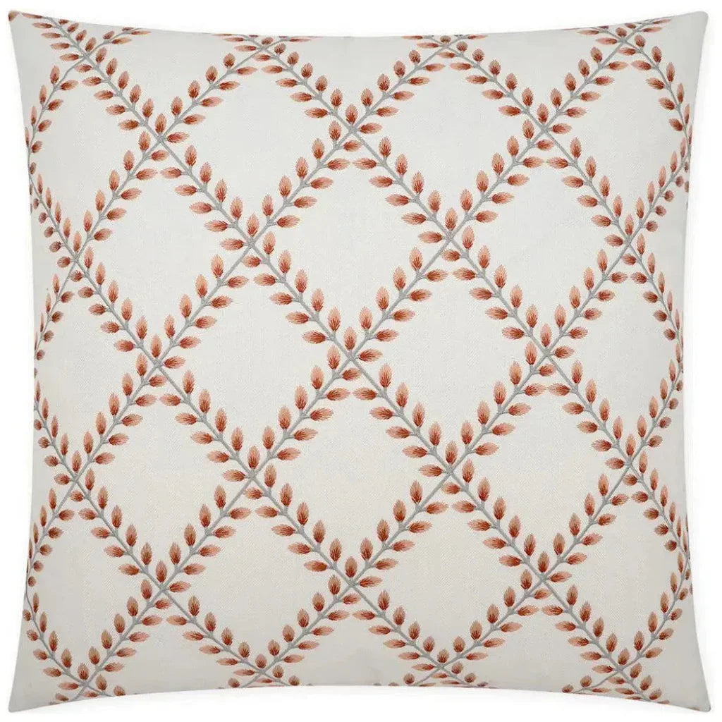 Clover Lane Coral Red Throw Pillow Insert