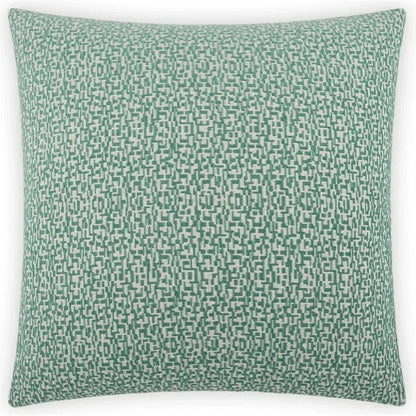 Code Malachite Teal Throw Pillow With Insert