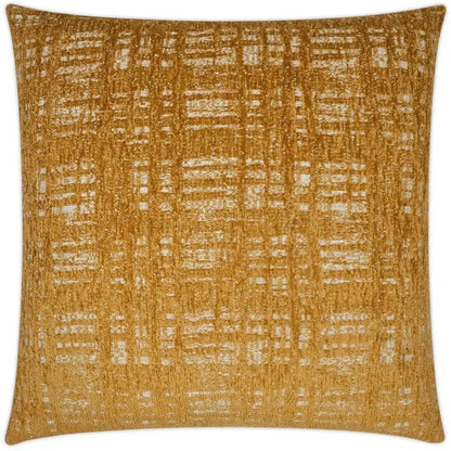 Collateral Golden Textured Yellow Large Throw Pillow