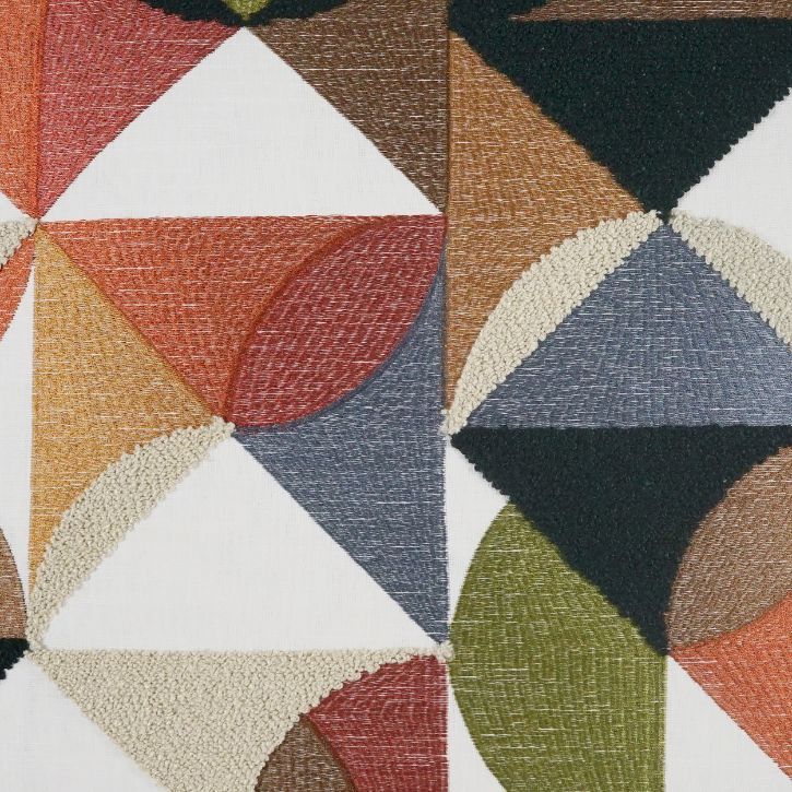 Collide Multicolor Throw Pillow