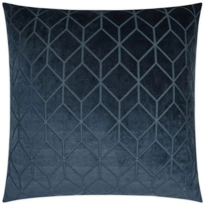 Cologne Navy Solid Nautical Navy Large Throw Pillow