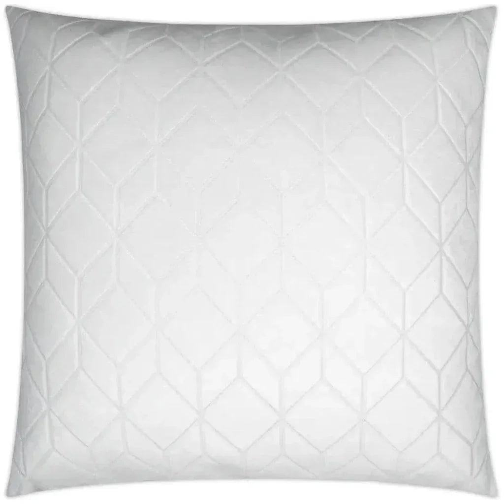 Cologne White Solid White Large Throw Pillow Insert