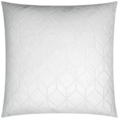 Cologne White Solid White Large Throw Pillow Insert