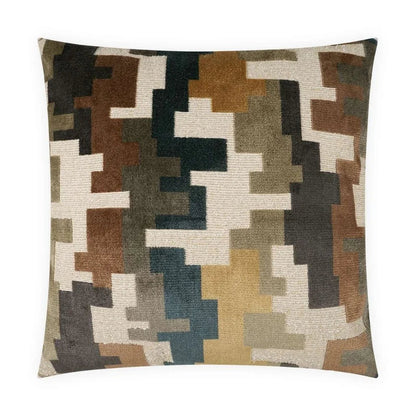 Connect Handmade Cotton Throw Pillow