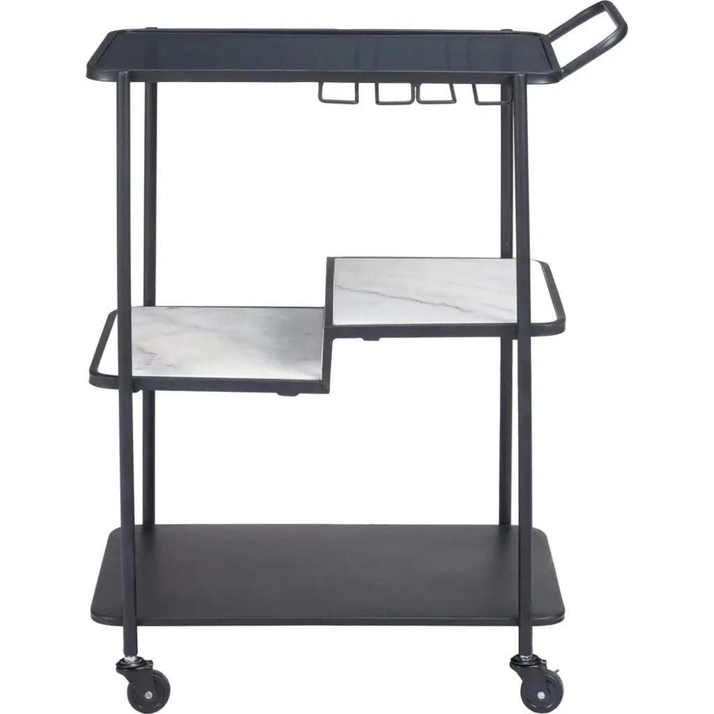 Constanza Bar Cart Black