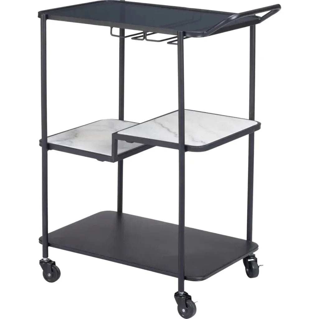 Constanza Bar Cart Black