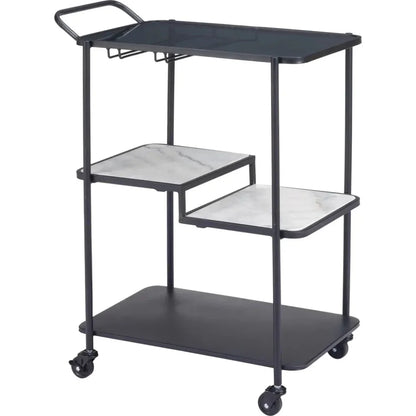 Constanza Bar Cart Black