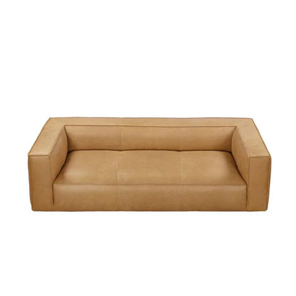 Contemporary Leather Club Sofa