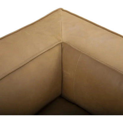Contemporary Leather Club Sofa