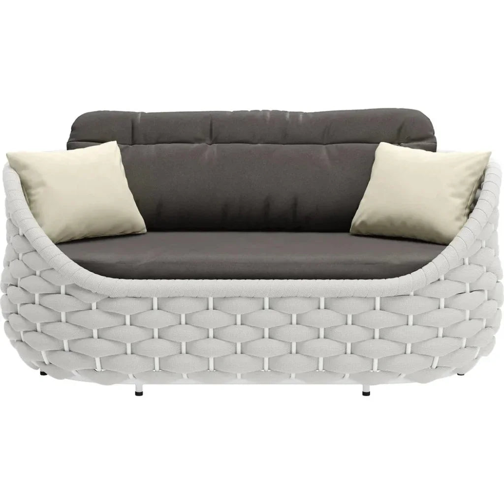 Coral Reef Loveseat Gray