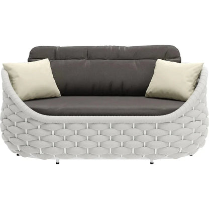 Coral Reef Loveseat Gray