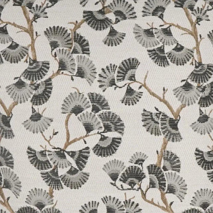 Cortina Grey Floral Grey Large Throw Pillow Insert
