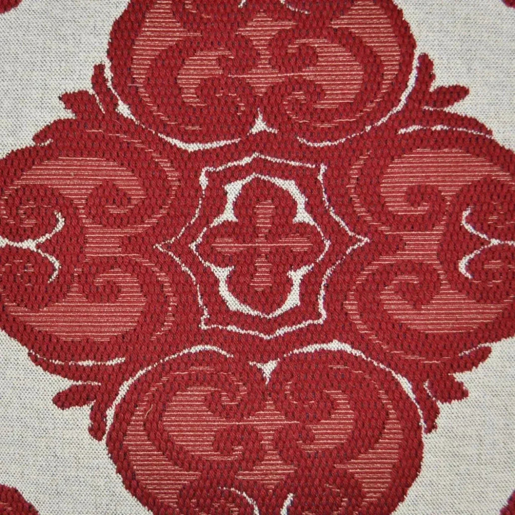 Cotillion Red Throw Pillow With Insert