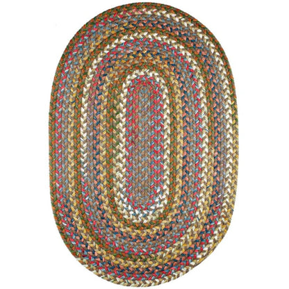 Country Jewel Braided Oval Reversible Outdoor Area Rugs