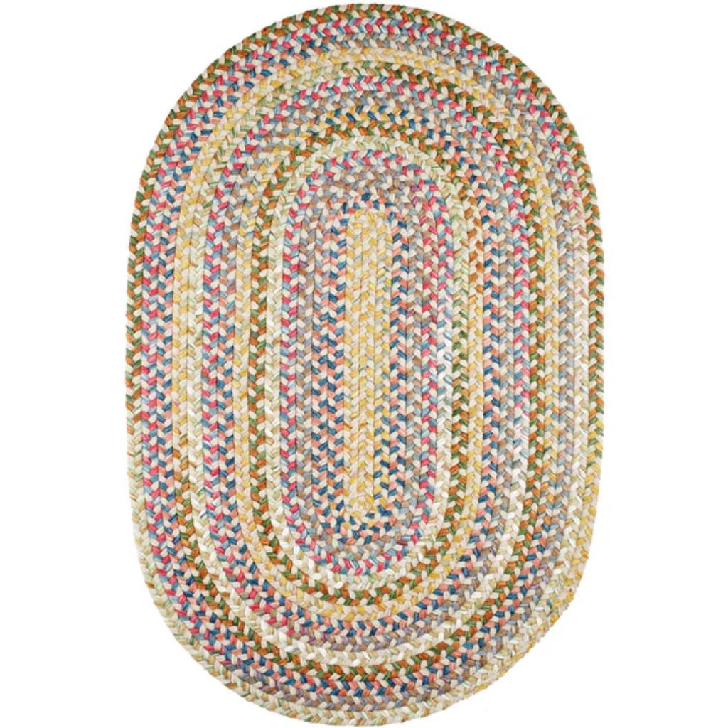Country Jewel Braided Oval Reversible Outdoor Area Rugs