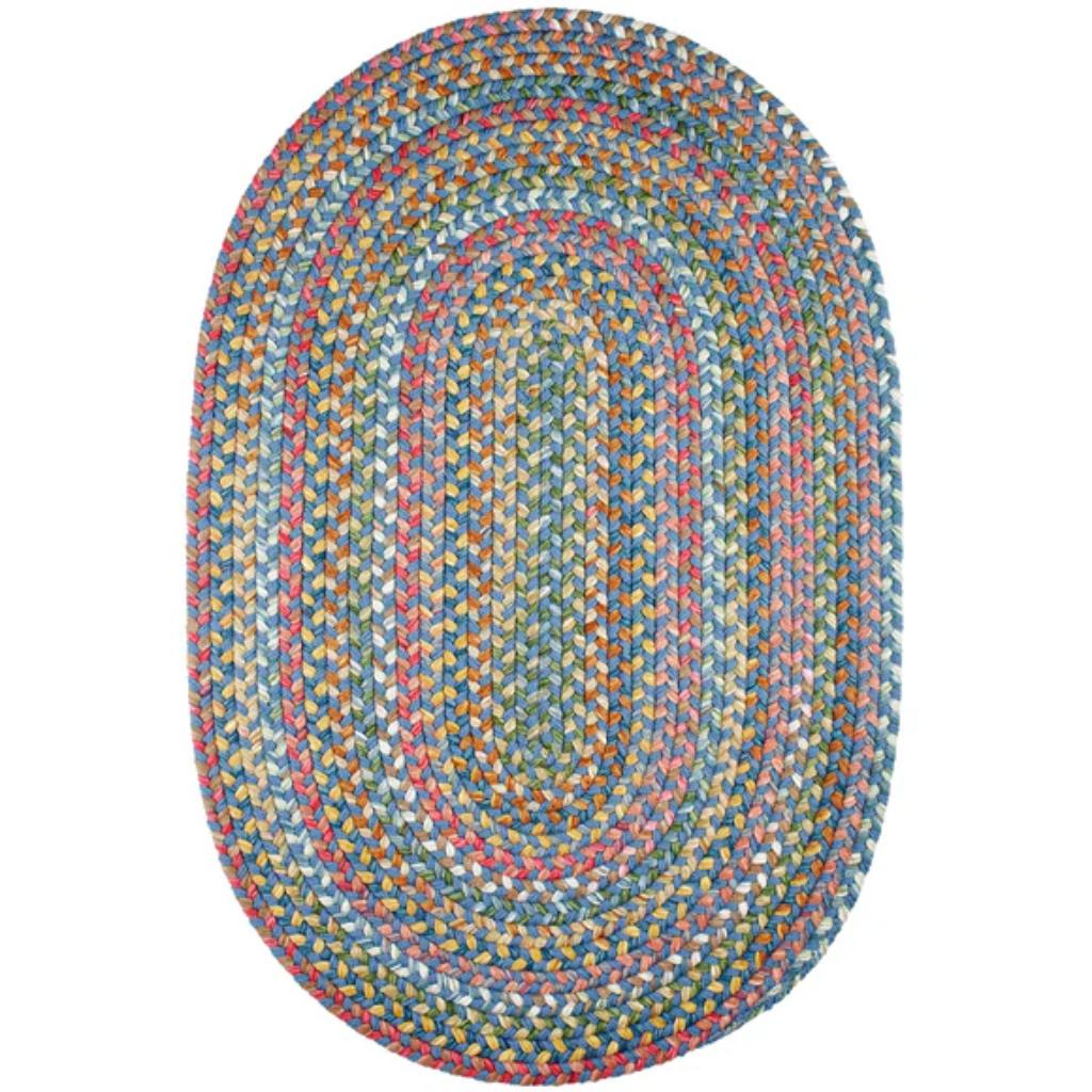 Country Jewel Braided Oval Reversible Outdoor Area Rugs
