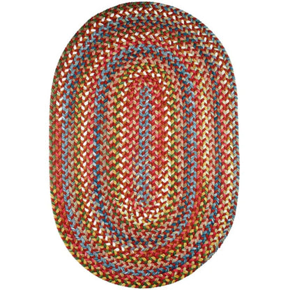 Country Jewel Braided Oval Reversible Outdoor Area Rugs