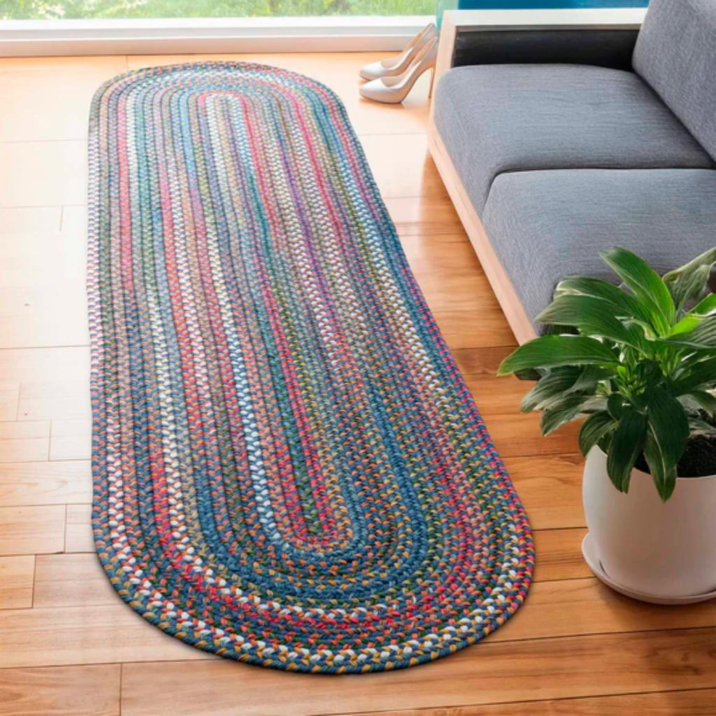 Country Jewel Braided Runner Reversible Outdoor Area Rugs