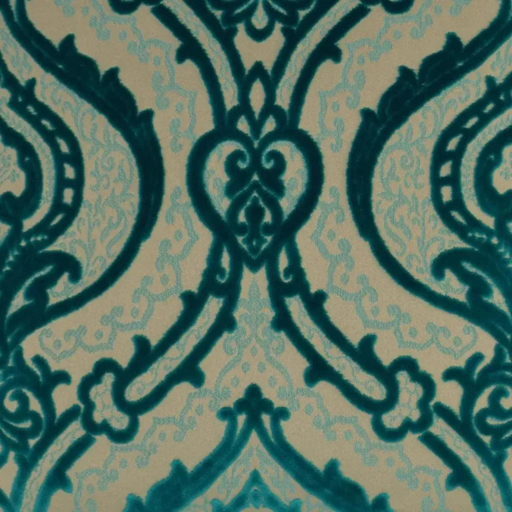 Couture Turquoise Throw Pillow With Insert