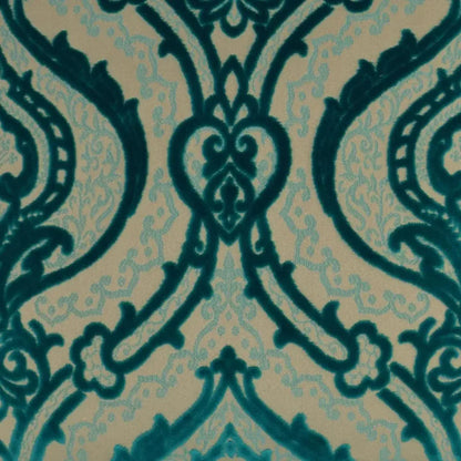 Couture Turquoise Throw Pillow With Insert