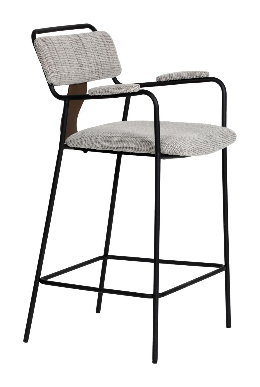 Couva Chenille Fabric Counter Stool 2PC