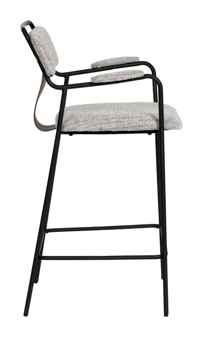 Couva Chenille Fabric Counter Stool 2PC