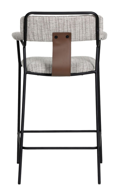 Couva Chenille Fabric Counter Stool 2PC