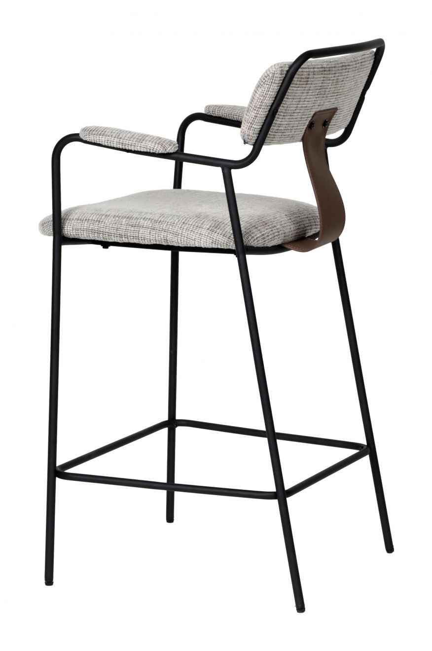 Couva Chenille Fabric Counter Stool 2PC
