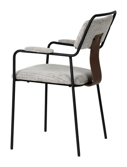 Couva Chenille Fabric Dining Chair 2PC