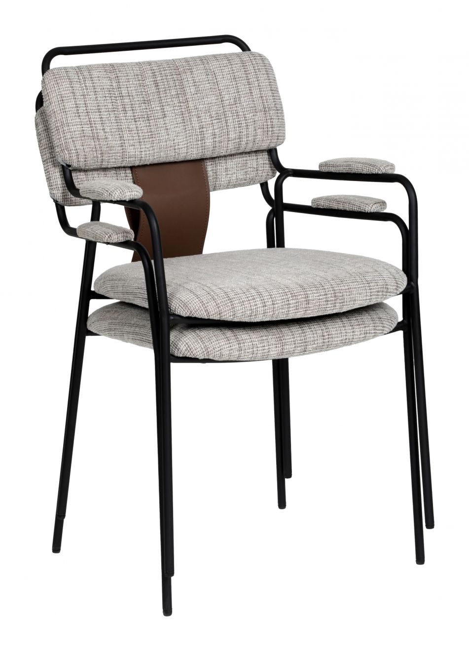 Couva Chenille Fabric Dining Chair 2PC