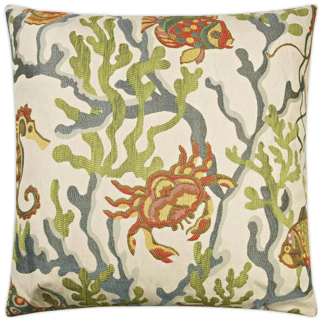 Crab Walk Multi Color Throw Pillow Insert
