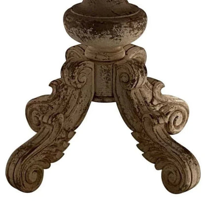Cristina Wooden Round Accent Table