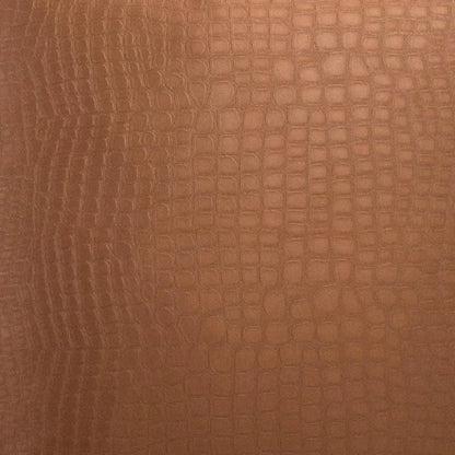 Croc Copper Throw Pillow With Insert
