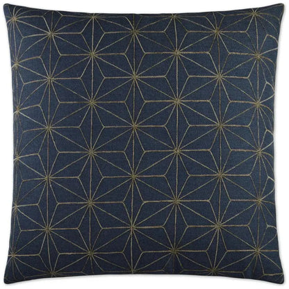 Crosby Navy Blue Throw Pillow With Insert