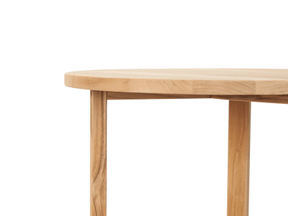 Cross Legs Nesting Teak Patio Side Table