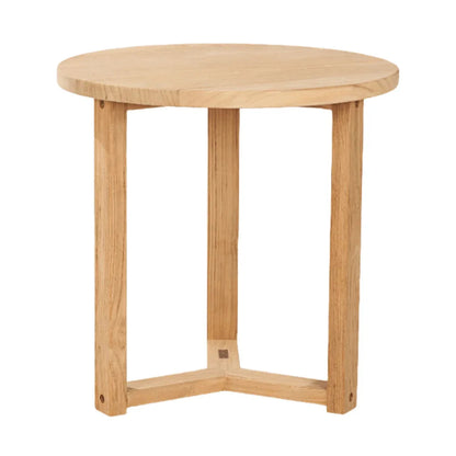 Cross Legs Nesting Teak Patio Side Table