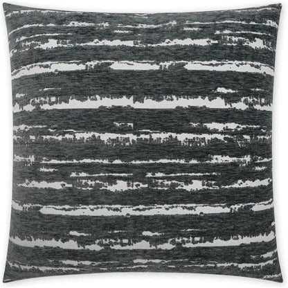 Cruz Charcoal Grey Throw Pillow With Insert