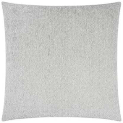 Cuddle Fog Solid Silver Large Throw Pillow Insert