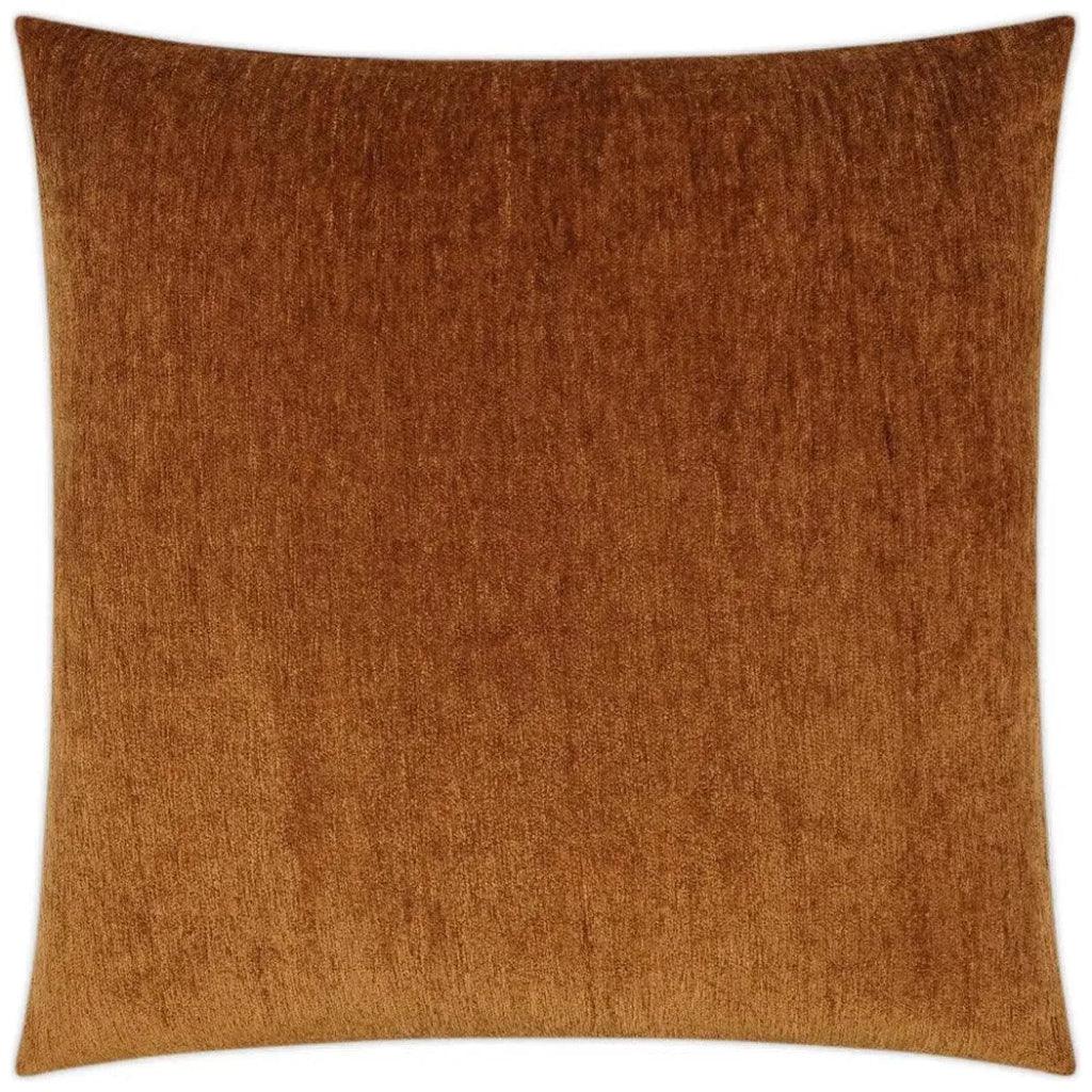 Cuddle Spice Solid Orange Large Throw Pillow Insert